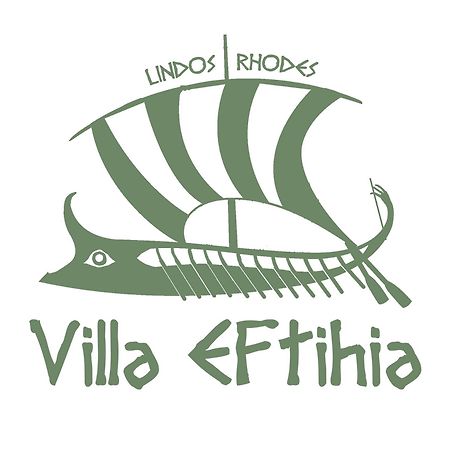 Villa Eftihia In Lindos Ngoại thất bức ảnh