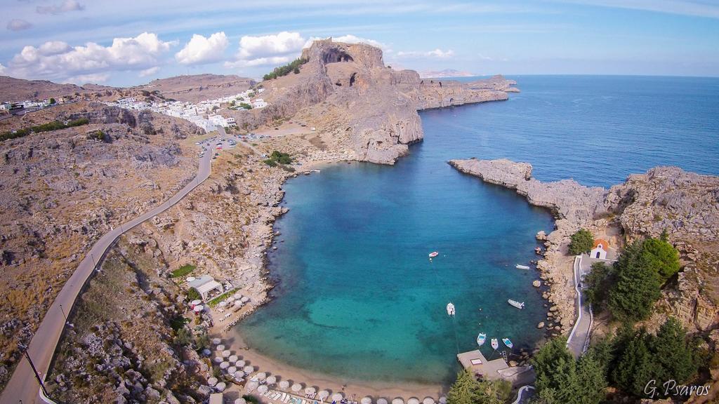 Villa Eftihia In Lindos Ngoại thất bức ảnh