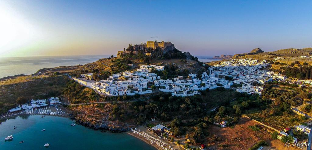 Villa Eftihia In Lindos Ngoại thất bức ảnh