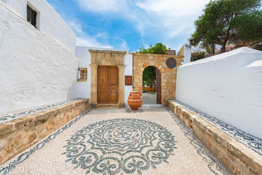 Villa Eftihia In Lindos Ngoại thất bức ảnh