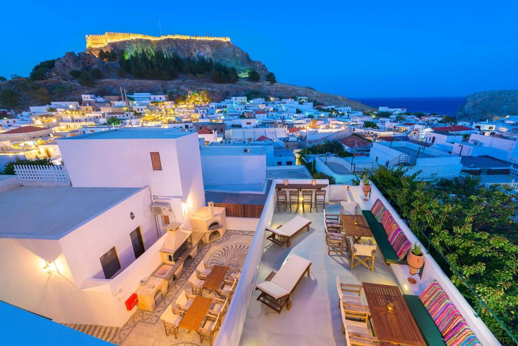 Villa Eftihia In Lindos Ngoại thất bức ảnh