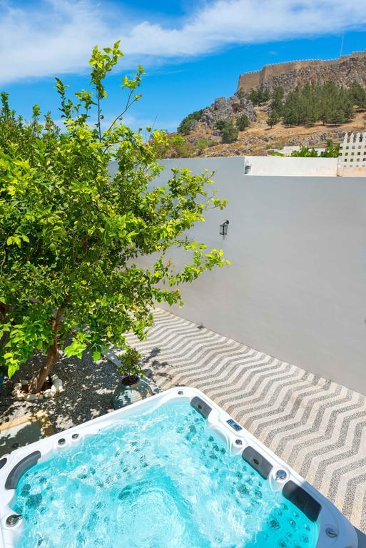 Villa Eftihia In Lindos Ngoại thất bức ảnh