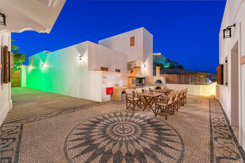 Villa Eftihia In Lindos Ngoại thất bức ảnh
